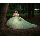 2024 Sagr Green Quince Dress Off Shoulder Wear Pageant Lace Appliques Birthday Party Robe Sweetheart Neck Vestidos De 15 Anos