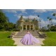 3D Flowers Vestidos De 15 Anos Sweetheart Neck Lilac Quinceanera Dress Sequin Off Shoulder Sweet 15 Gowns With Bow