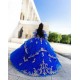 Sweetheart Neck Blue Quince Dress Jacket Party Vestidos De 15 Anos Lace Appliques Women 2024 Ball Gown