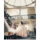 Cape Sleeve Champagne Quince Dress Wear Pageant Lace Appliques Women 2024 Ball Gown Sweetheart Neck Vestidos De 15 Anos