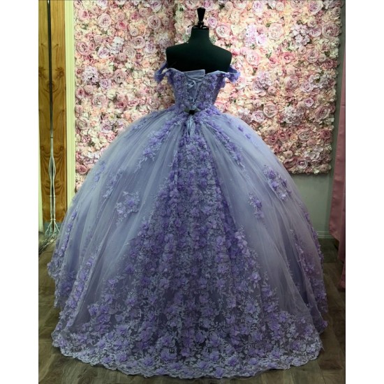 Customized Ball Gown Lavender Quinceanera Dresses Sweetheart Neck Prom Evening Party Gowns Formal Vestido De 15 Anos