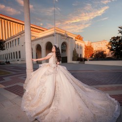 Customized Champagne Quinceanera Dress Off Shoulder Gold Lace Applique Beading Corset Sweet 16 Birthday Party Gown