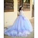 Elegance Princess Ball Gown Lilac Quinceanera Dresses Crystals Birthday Customized Sweet 16 Dress