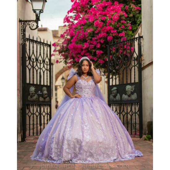 Sleeveless Lavender Quince Dress Wear Pageant Lace Appliques Birthday Party Robe Sweetheart Neck Vestidos De 15 Anos