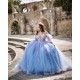 Off Shoulder Lilac Quince Dress Vestidos De 15 Anos Sweetheart Wear Pageant Lace Appliques Detachable Women 2024 Ball Gown