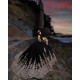 Long Sleeve Black Quinceanera Dress 2024 Ball Gown Floral Appliques Sweet 15 16 Dress Sparkle Cocktail Dresses