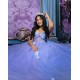 Long Sleeve Vestidos De 15 Anos Lilac Quinceanera Dress Sweetheart Neck Women 2024 Ball Gown