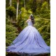 Off Shoulder Lilac Quinceanera Dress Sweet 15 Gowns Wear Pageant Sweetheart Neck 2024 Ball Gown Princess Dresses