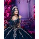 Off Shoulder Navy Blue Quinceanera Dress Birthday Party Gowns Lace Appliques Sweetheart Neck Vestidos De 15 Anos