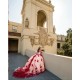 Off Shoulder Red Quinceanera Dresses Sweetheart Neck 15 Dress Vestidos De 15 Anos With 3D Flower