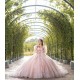 Pink Quince Dress Sweetheart Wear Pageant Lace Appliques Women 2024 Ball Gown Detachable Vestidos De 15 Anos