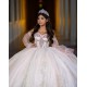 Pink Quinceanera Dress Sleeveless Sweet 15 Gowns Lace Appliques Wear Pageant Sweetheart Neck 2024 Ball Gown Princess Dresses With Bow