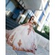 Rose Gold Quince Dress Sequin Detachable Girls Ball Gown Sweet 16 Dresses Sweetheart Neck Lace Appliques Women 2024 Ball Gown