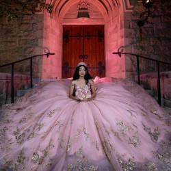 Rose Gold Quinceanera Dress Off Shoulder Sweet 15 Gowns Lace Appliques Wear Pageant Sweetheart Neck 2024 Ball Gown Princess Dresses With Bow