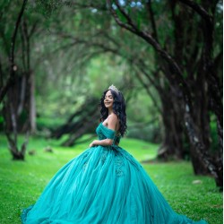 Ruffled Vestidos De 15 Anos Green Quinceanera Dress Sweetheart Neck Sweet 15 Prom Party Dresses