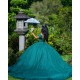 Ruffled Vestidos De 15 Anos Green Quinceanera Dress Sweetheart Neck Sweet 15 Prom Party Dresses