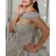 Silver Quinceanera Dress Shiny Crystal Vestidos De 15 Anos With Cape