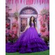 Sleeveless Purple Quinceanera Dress Sweetheart Neck Vestidos De 15 Anos Ruffled 15TH Birthday Dress