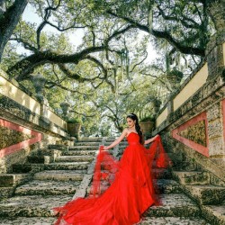 Sleeveless Red Prom Dress Lace Appliques Sweetheart Neck Birthday Party Gown