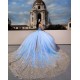 Sweetheart Neck Sky Blue Quinceanera Dress 2024 Formal Vestidos De 15 Anos Sequin Cocktail Dresses