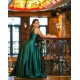 V Neck Green Mermaid Dresses Sleeveless Prom Dress