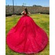 Sleeveless Burgundy Quinceanera Dress Pearl Birthday Party Gowns Sequin Sweetheart Neck Wear Pageant