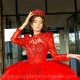 Long Sleeve Red Quinceanera Dress Sequin Vestidos De 15 Anos Lace Appliques Wear Pageant Women 2024 Ball Gown