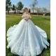 Off Shoulder Wear Pageant White Quince Dress Sweetheart Neck Girls Sweet 16 Dresses Sequin Lace Appliques Vestidos De 15 Anos