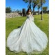 V Neck Vestidos De 15 Anos White Quinceanera Dress Puff Sleeve Birthday Party Dresses 