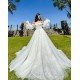 V Neck Vestidos De 15 Anos White Quinceanera Dress Puff Sleeve Birthday Party Dresses 