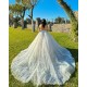 Sleeveless White Quinceanera Dresses V Neck 2024 Ball Gown Princess Dress Lace Appliques Sweet 15 Prom Party Dress