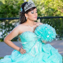 Ruffled Aqua Quinceanera Dress Instagram Gowns Sweetheart Neck Girls Sweet 16 Dresses Sleeveless 15 Birthday Party Robe