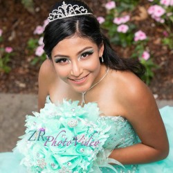 Ruffled Aqua Quinceanera Dress Sleeveless 15 Birthday Party Robe Sequin Instagram Crystal Gowns Girls Sweet 16 Dresses