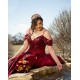 Spaghetti Strap Burgundy Quinceanera Dress 15 Birthday Party Robe Sequin Instagram Crystal Gowns Lace Appliques Girls Sweet 16 Dresses