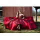 Spaghetti Strap Burgundy Quinceanera Dress 15 Birthday Party Robe Sequin Instagram Crystal Gowns Lace Appliques Girls Sweet 16 Dresses