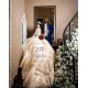 Long Sleeve Vestidos De 15 Anos Champagne Quinceanera Dress V Neck Women 2024 Ball Gown Lace Appliques Girls Sweet 16 Dresses