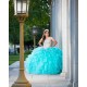 Ruffled Green Quinceanera Dress Sleeveless 15 Birthday Party Robe Instagram Gowns Off Shoulder Girls Sweet 16 Dresses