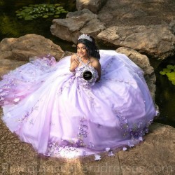 Sleeveless Lilac Quinceanera Dress Vestidos De 15 Anos Sweetheart Neck Girls Sweet 16 Dresses Lace Appliques 2024 Wear Pageant