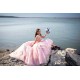 Instagram Gowns Pink Quinceanera Dress Off Shoulder Lace Appliques Girls Sweet 16 Dresses Off Shoulder Wear Pageant