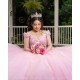 Sweetheart Neck Pink Quinceanera Dress Off Shoulder Vestidos De 15 Anos Girls Sweet 16 Dresses Lace Appliques 2024 Wear Pageant With Bow