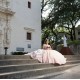 Sleeveless Pink Quinceanera Dress Sequin Instagram Gowns Lace Appliques Girls Sweet 16 Dresses Wear Pageant 15 Birthday Party Robe