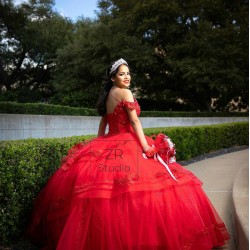 Red Quinceanera Dress Off Shoulder Vestidos De 15 Anos V Neck Women 2024 Ball Gown Lace Appliques Girls Sweet 16 Dresses