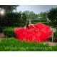 Tiered Red Quinceanera Dress Sleeveless Vestidos De 15 Anos Sweetheart Neck Women 2024 Ball Gown Lace Appliques Girls Sweet 16 Dresses