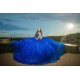 Sweetheart Neck Blue Quinceanera Dress Lace Appliques 2024 Ball Gown Princess Dresses Off Shoulder Wear Pageant Sweet 15 Gowns