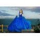 Sweetheart Neck Blue Quinceanera Dress Lace Appliques 2024 Ball Gown Princess Dresses Off Shoulder Wear Pageant Sweet 15 Gowns