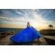 Sweetheart Neck Blue Quinceanera Dress Lace Appliques 2024 Ball Gown Princess Dresses Off Shoulder Wear Pageant Sweet 15 Gowns