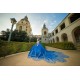 Sweetheart Neck Blue Quinceanera Dress Spaghetti Strap Wear Pageant Sweet 15 Gowns Lace Appliques 2024 Ball Gown Princess Dresses