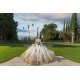 Long Sleeve Champagne Quinceanera Dress 2024 Ball Gown Princess Dresses Lace Appliques Wear Pageant Sweetheart Neck Sweet 15 Gowns