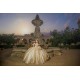 Sleeveless Wear Pageant Champagne Quinceanera Dress Sweetheart Neck Sweet 15 Gowns Lace Appliques 2024 Ball Gown Princess Dresses