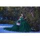 Off Shoulder Emerald Green Quince Dress Lace Appliques Birthday Party Robe Vestidos De 15 Anos Sweetheart Neck 2024 Instagram Gowns